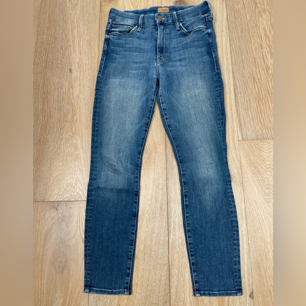 MOTHER Denim Jeans the looker crop in come sundown size 26
